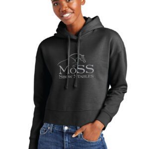 Cropped Fleece Hoodie